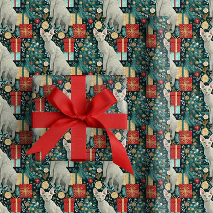 Festive Felines Among Winter's Gifts