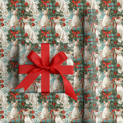 Regal Felines Amid Holiday Treasures