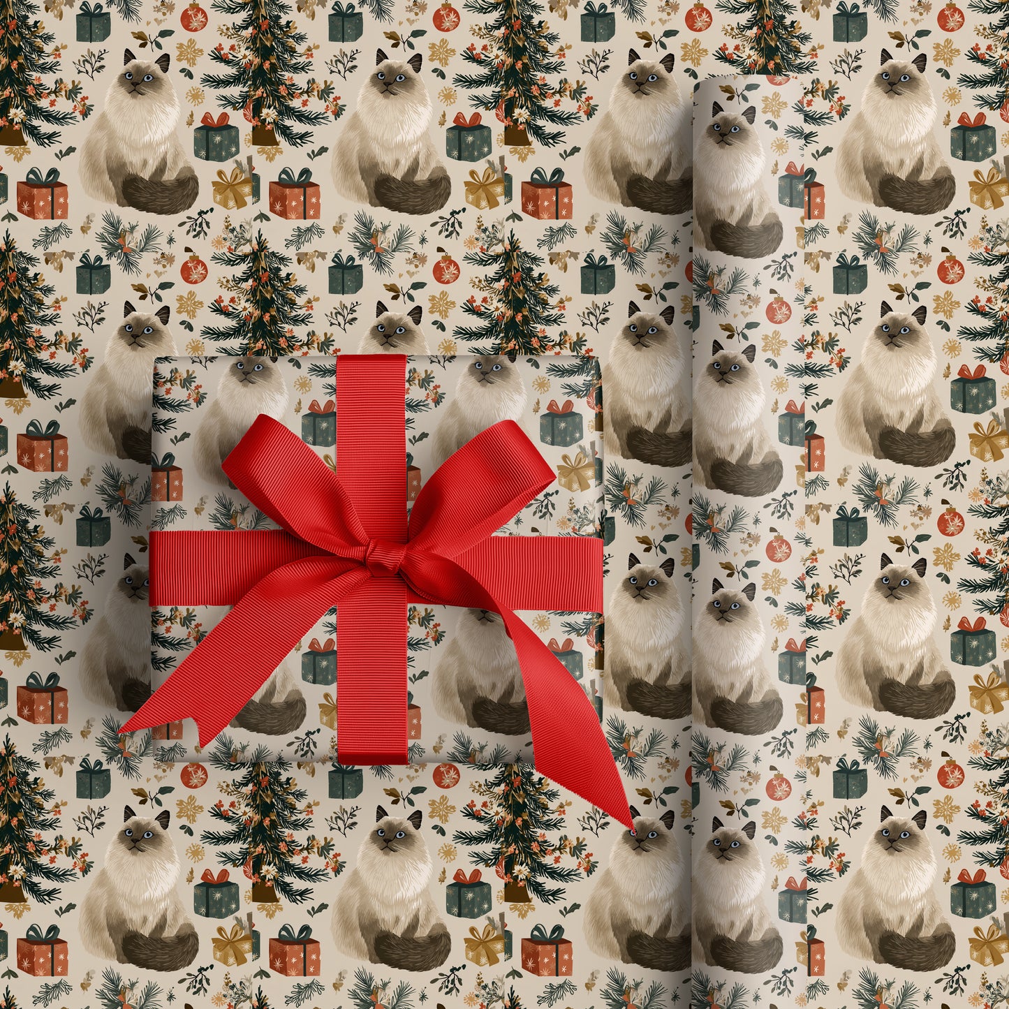 Ragdoll Reigns Over Christmas Cheer