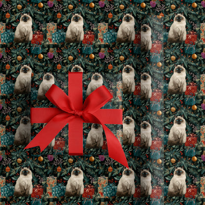 Curious Paws Among Holiday Cheer