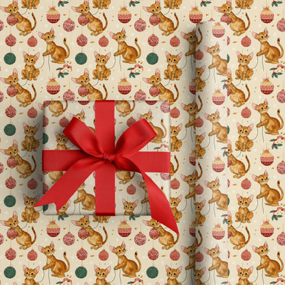 Playful Paws And Holiday Strings