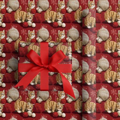 Cats Unravel Holiday Mischief