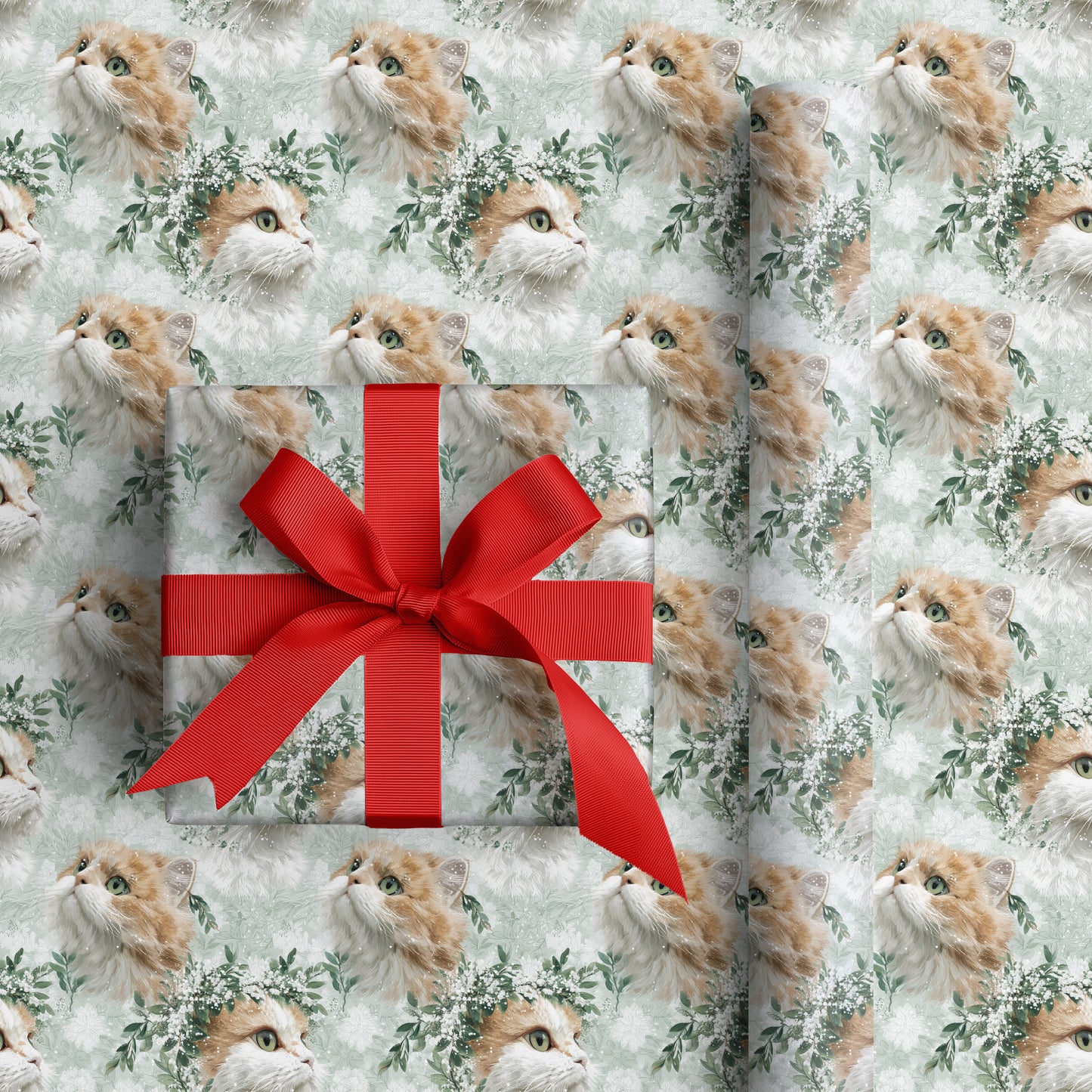 Soft Paws Drift Through Winter