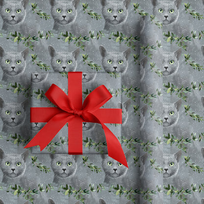 Emerald Gaze Through Winter's Veil