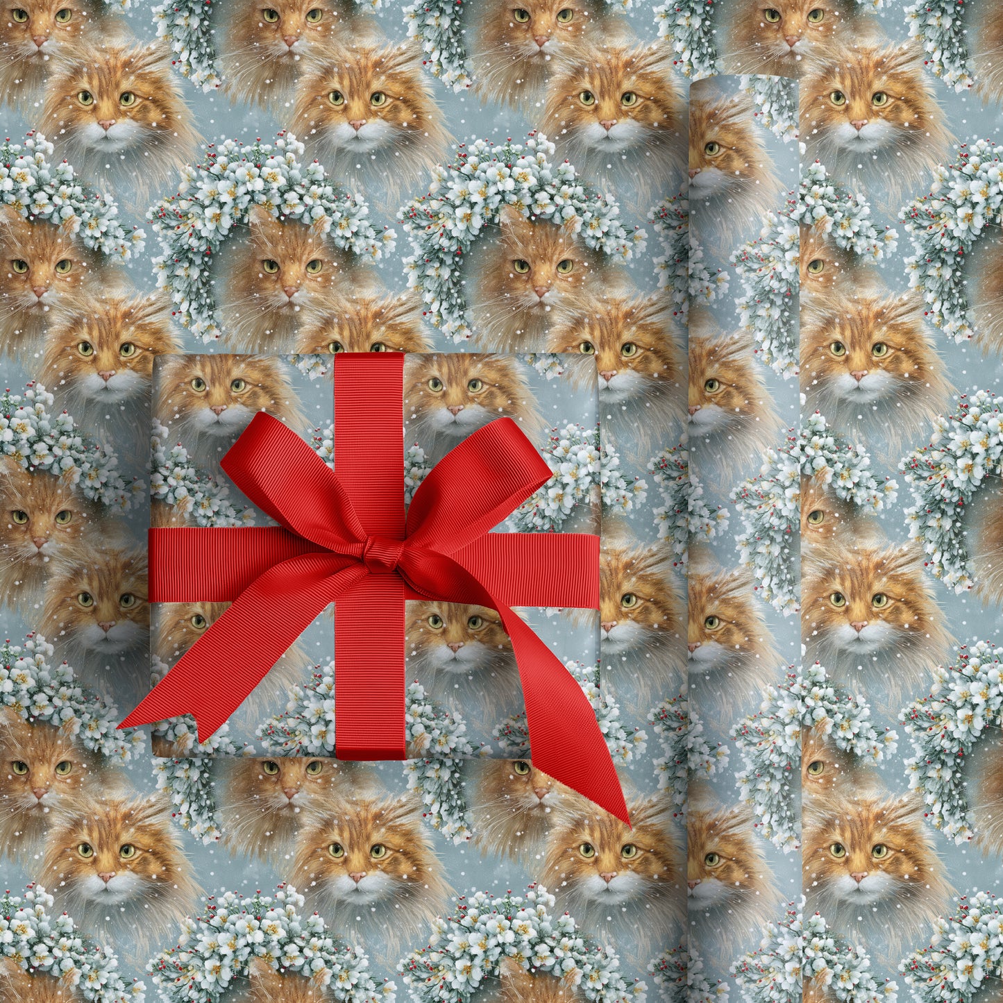 Winter's Tender Feline Grace