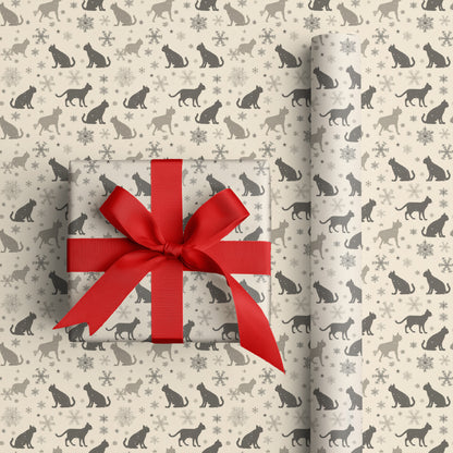 Winter's Silent Feline Ballet