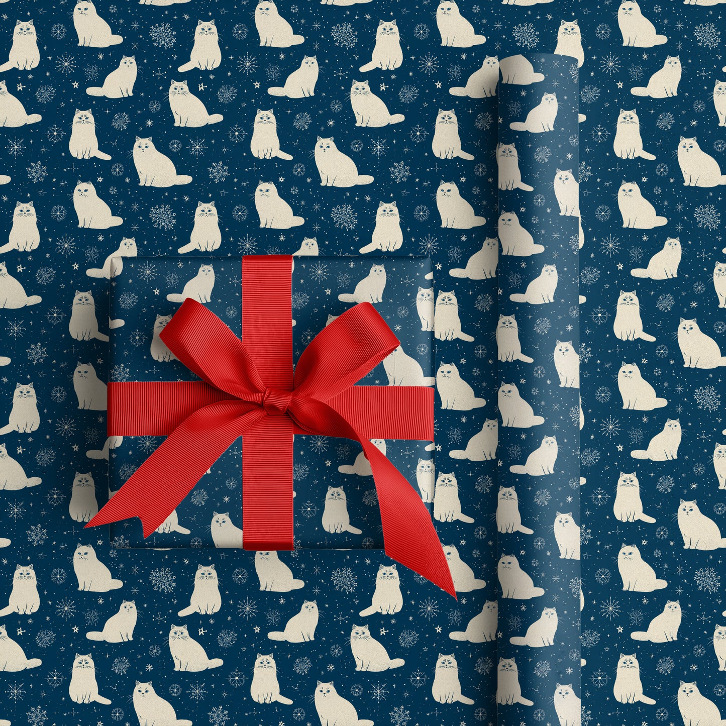 Starlit Cats Drift Through Midnight