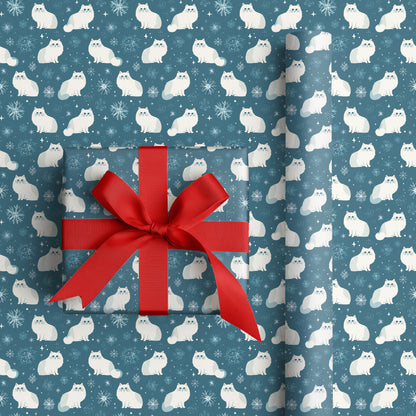 Soft Paws Dancing Through Frost