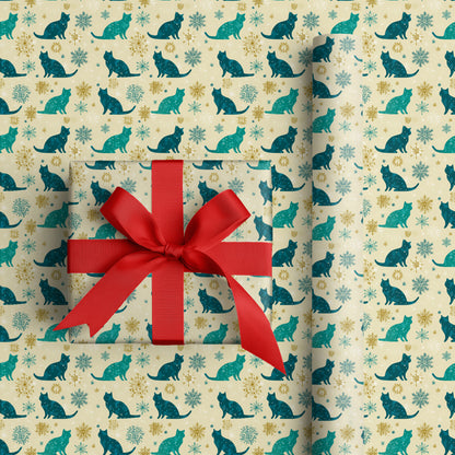 Cats Dancing Through Winter's Melody