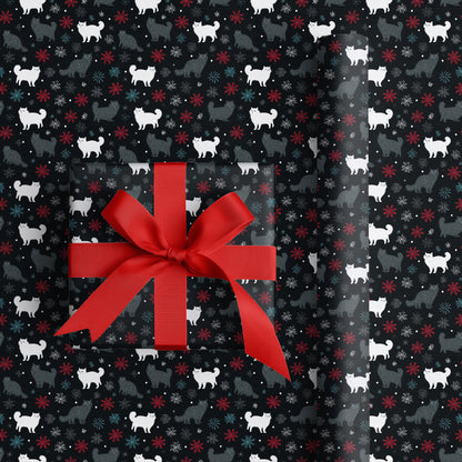 Winter's Playful Feline Dance