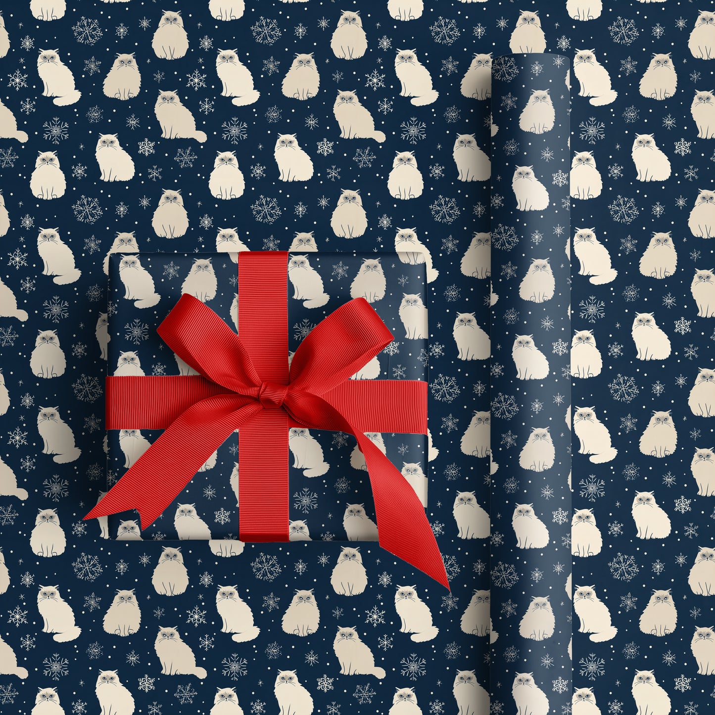 Frost Cats Drift Through Midnight