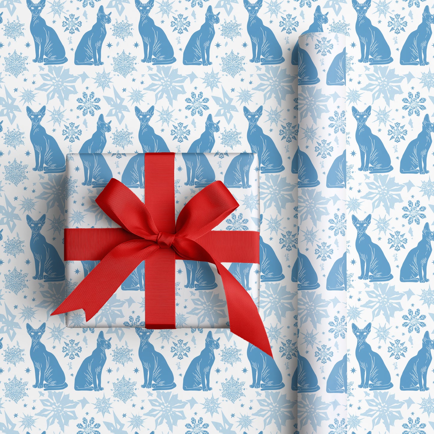 Blue Frost Cats Dancing Softly