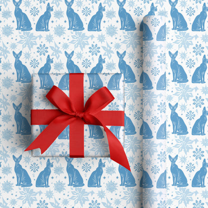 Blue Frost Cats Dancing Softly