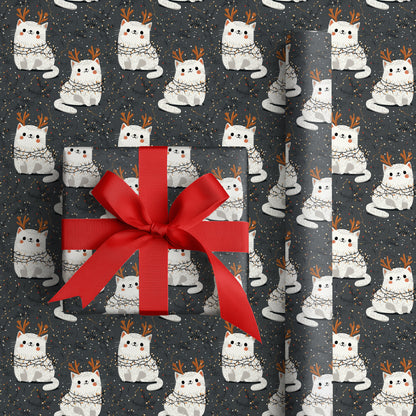 Reindeer Cats Glow With Winter's Magic