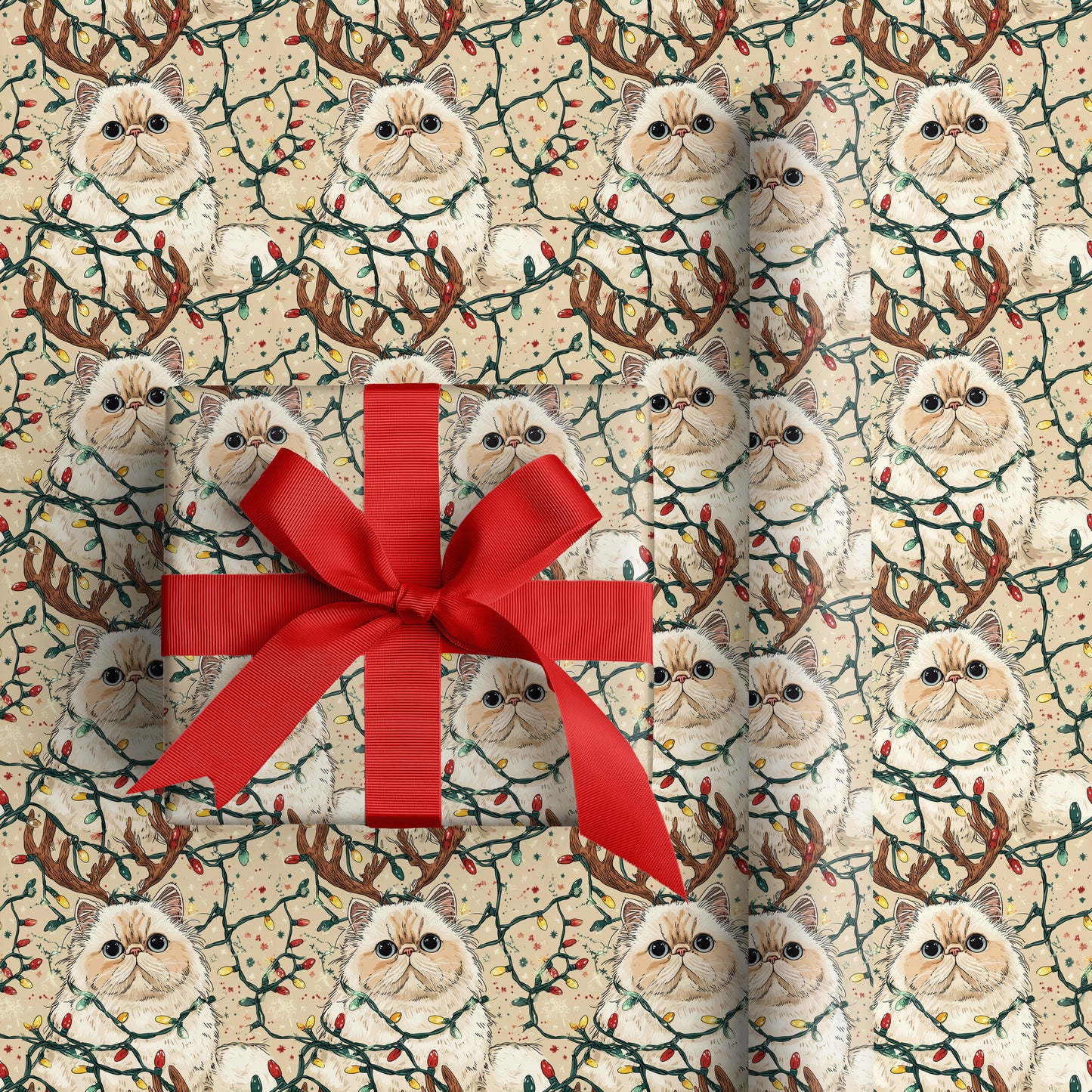 Enchanted Feline's Christmas Reverie