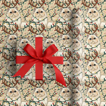 Enchanted Feline's Christmas Reverie