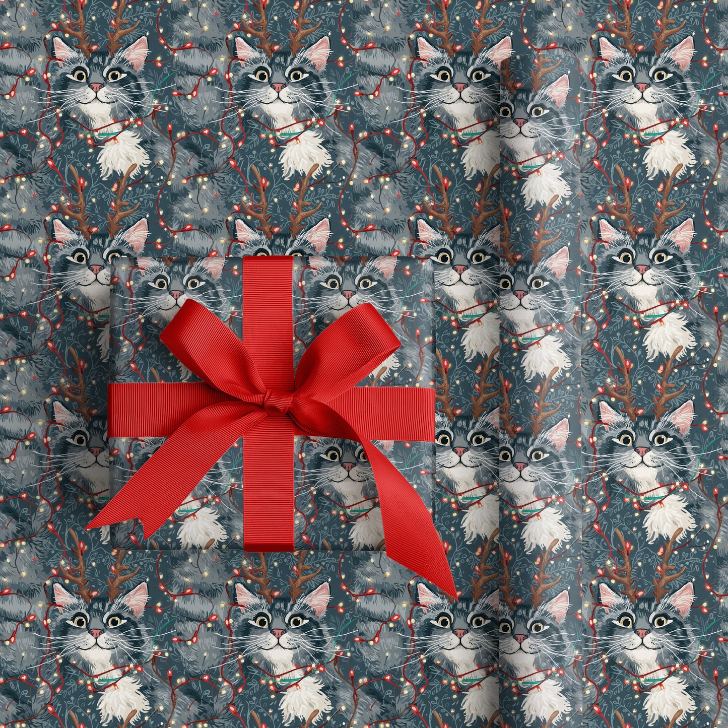 Merry Mischief Wears Antler Crown