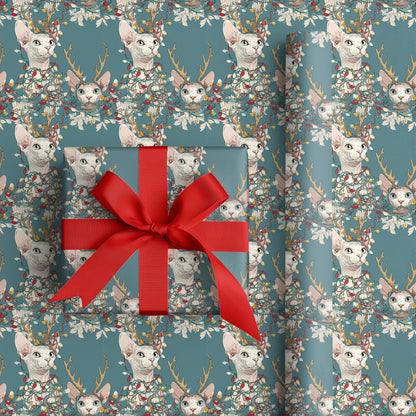 Tangled In Festive Feline Lights