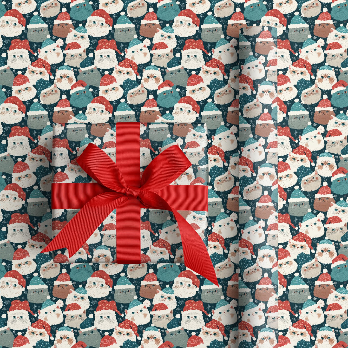 Festive Felines Gather For Winter's Party