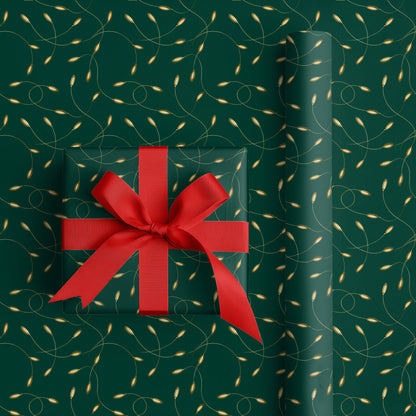 Golden Threads Dance Emerald Nights