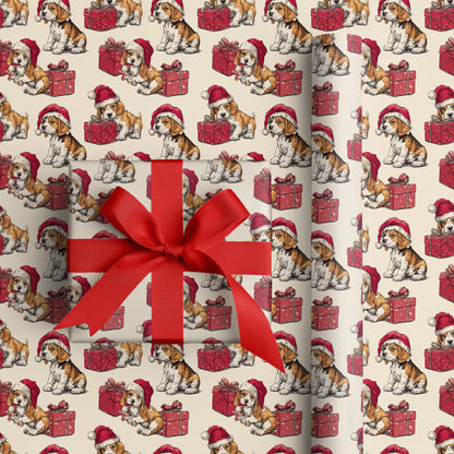 Puppy Presents Wrapped In Joy