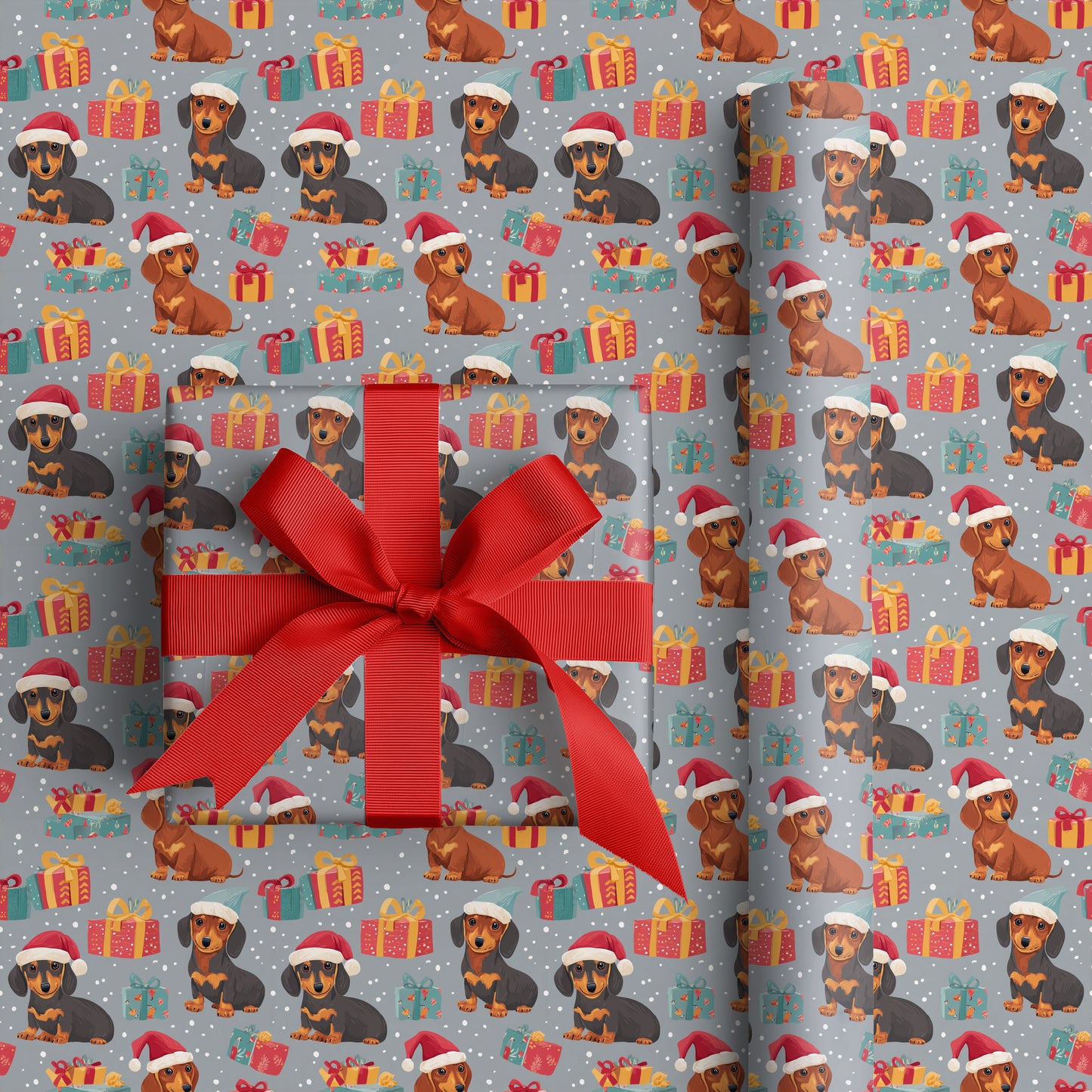 Festive Doxie Delight Unwrapped