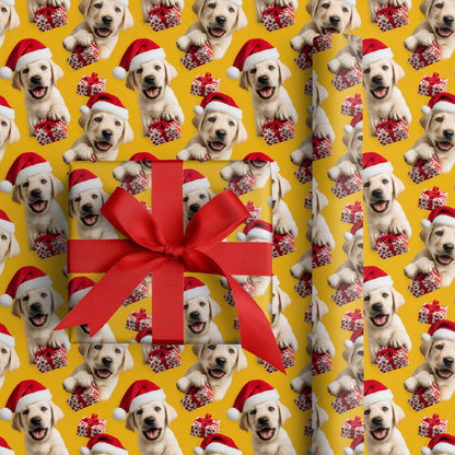 Puppy Joy Wrapped In Holiday Cheer