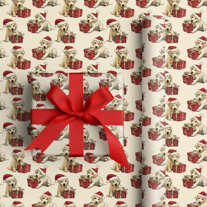 Puppies Unwrap Holiday Cheer