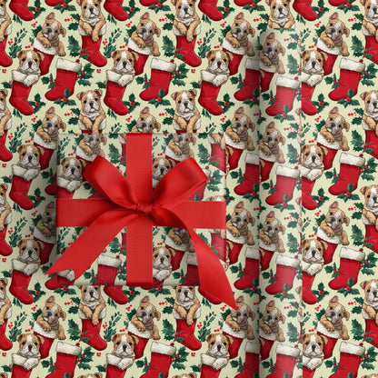 Bulldog Bells Ring Christmas Cheer