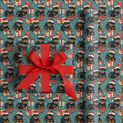 Puppies Wrap Themselves In Holiday Cheer