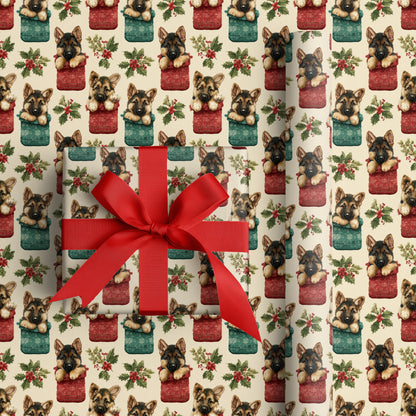 Puppy Presents Wrapped In Holiday Cheer