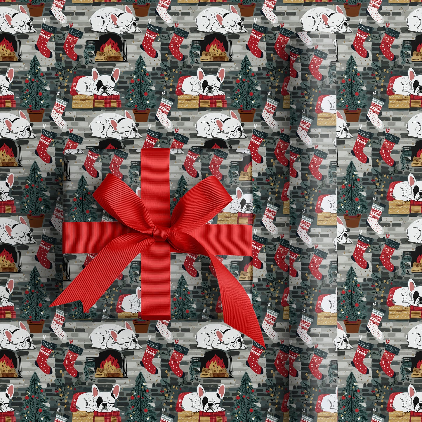 Sleepy Pups Await Christmas Magic