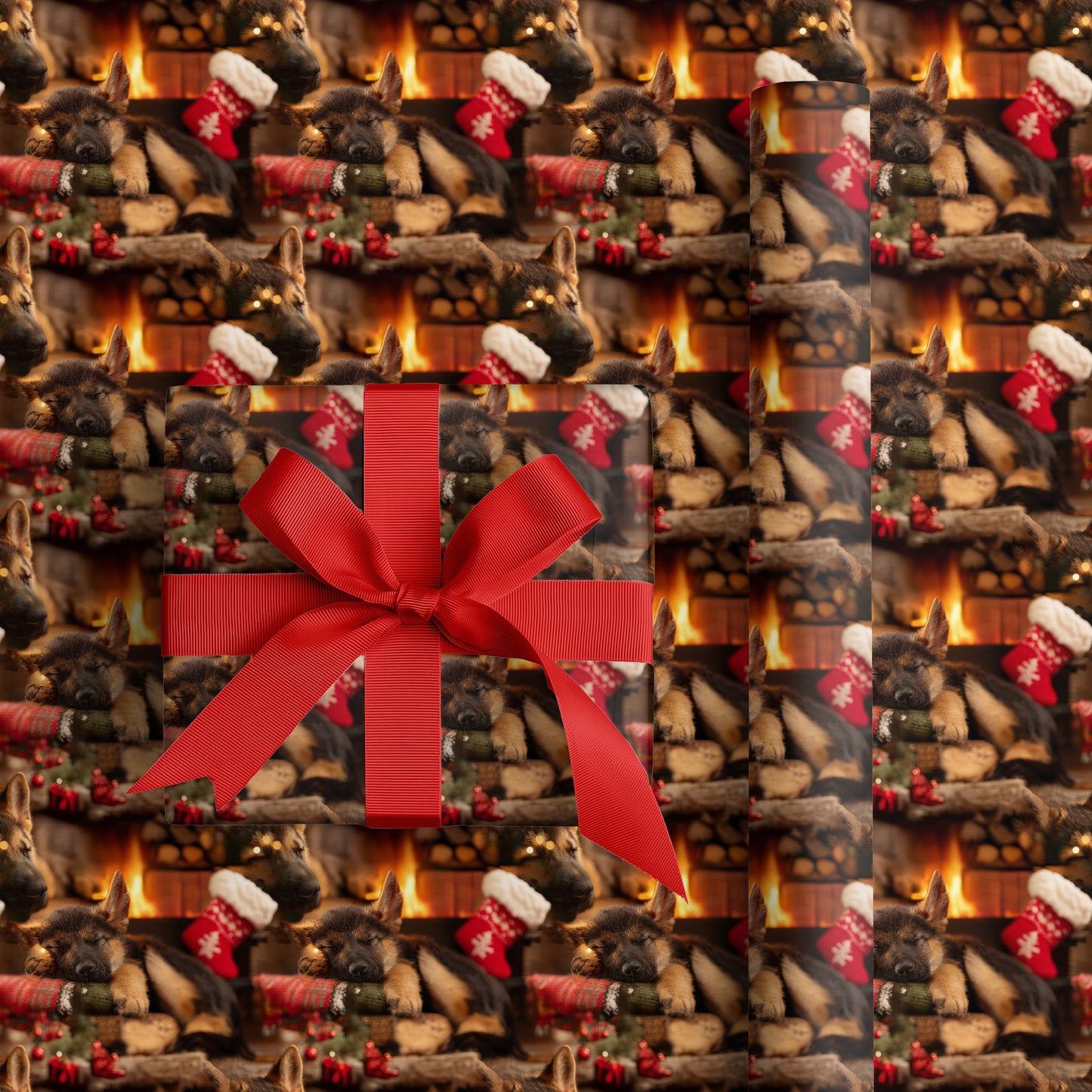 Firelight Finds Drowsy Companions