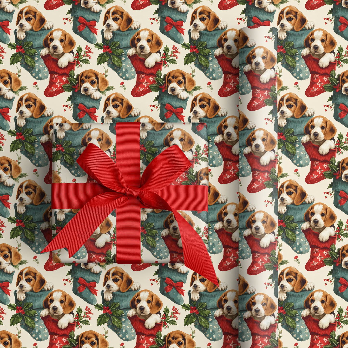 Puppy Love Wraps Christmas Warmth