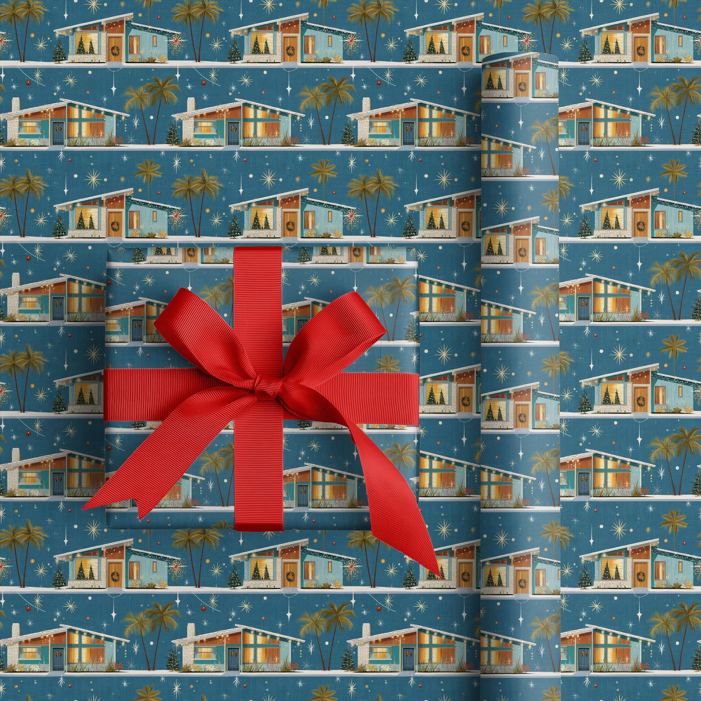 Palm Trees Meet Midcentury Christmas