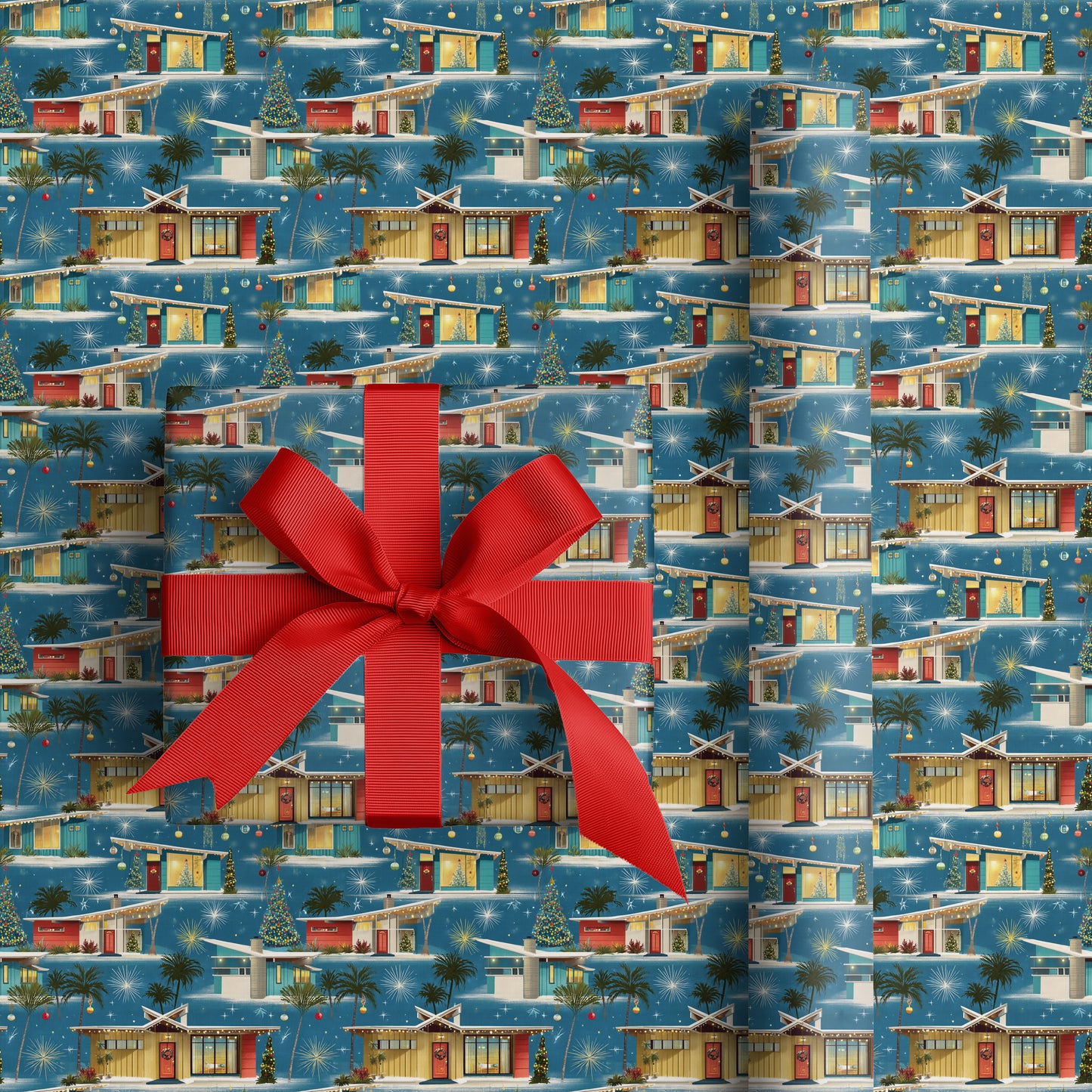 Midcentury Magic Meets Holiday Lights