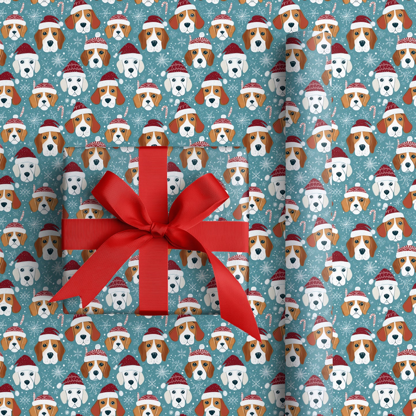 Festive Hounds Of Winter Cheer