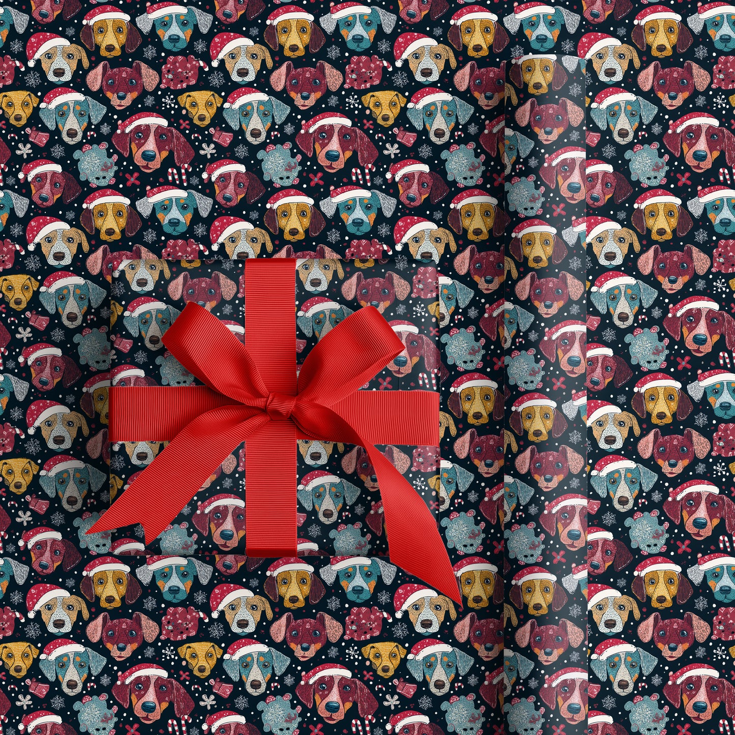 Puppy Parade Through Winter's Magic