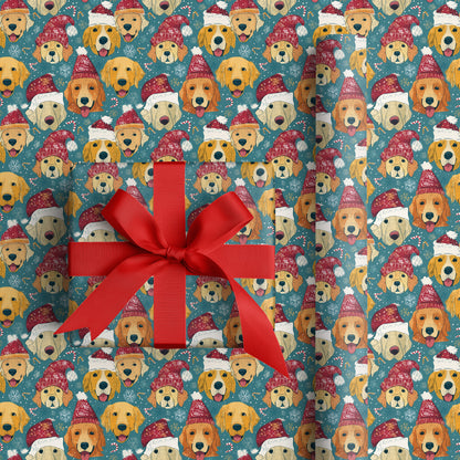 Playful Pups Paint Winter's Joy