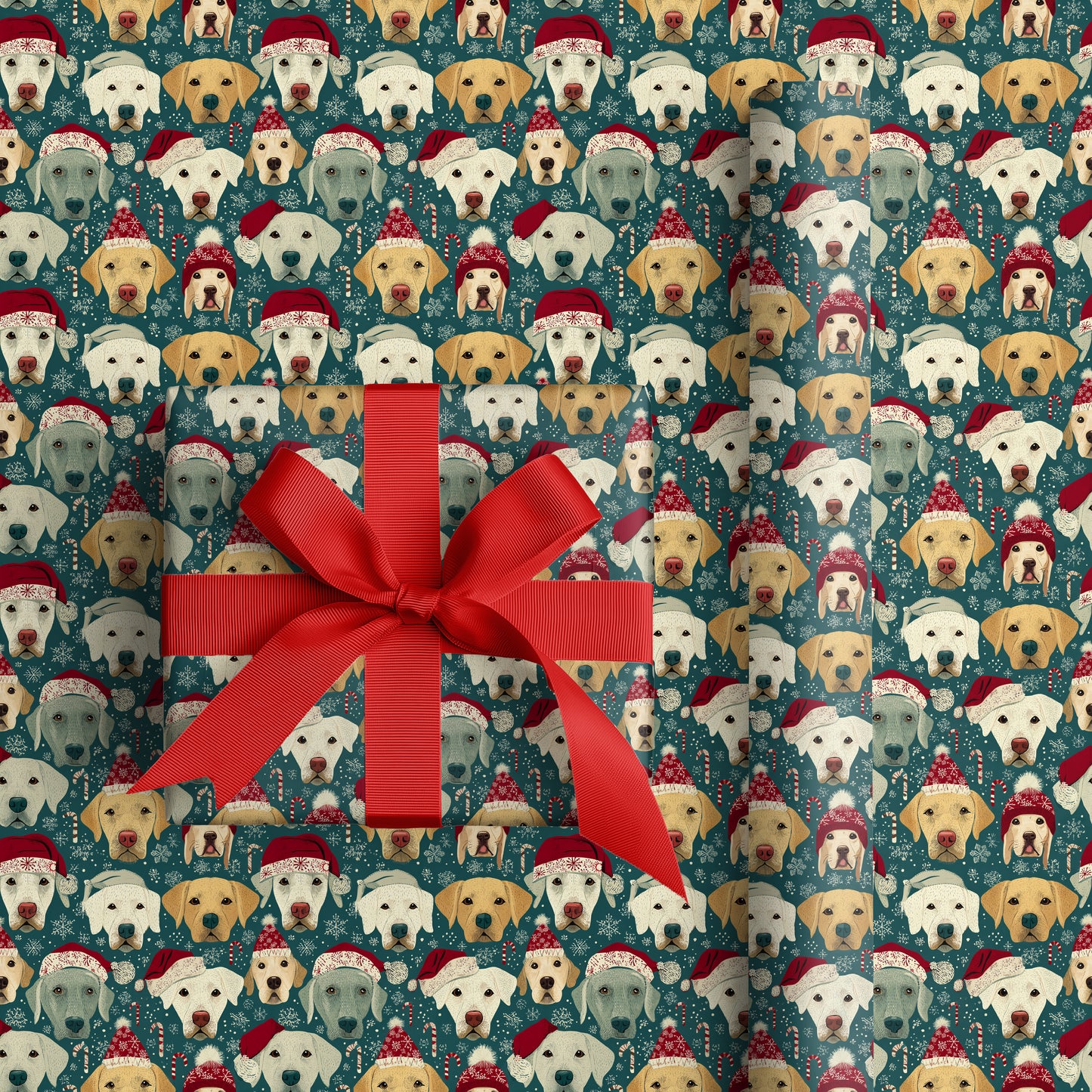 Festive Paws Celebrate Winter's Joy