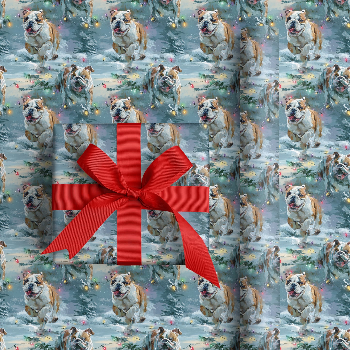 Bulldogs Celebrate Winter's Playful Dance