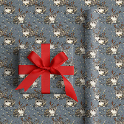 Reindeer Cats Tangle Christmas Lights