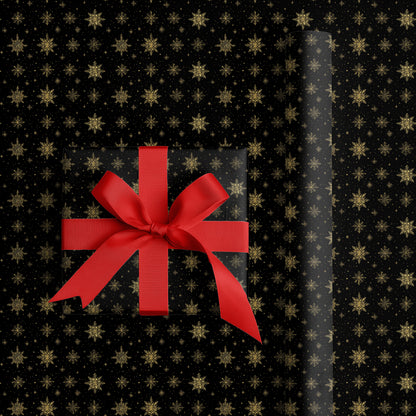 Golden Crystals Dance Midnight Skies