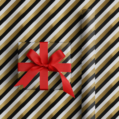 Diagonal Symphony In Gold