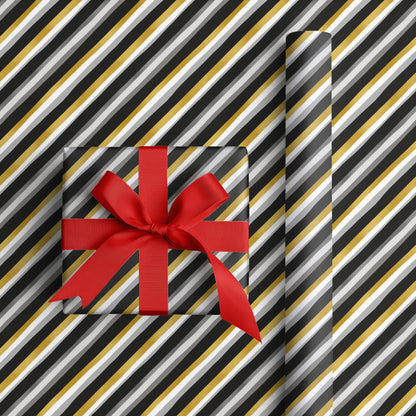 Diagonal Rhythms Of Gold And Shadow