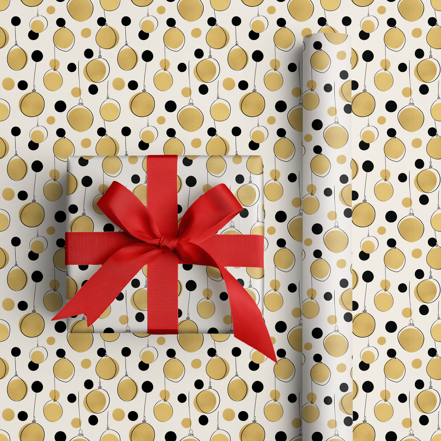 Golden Baubles Dancing Softly