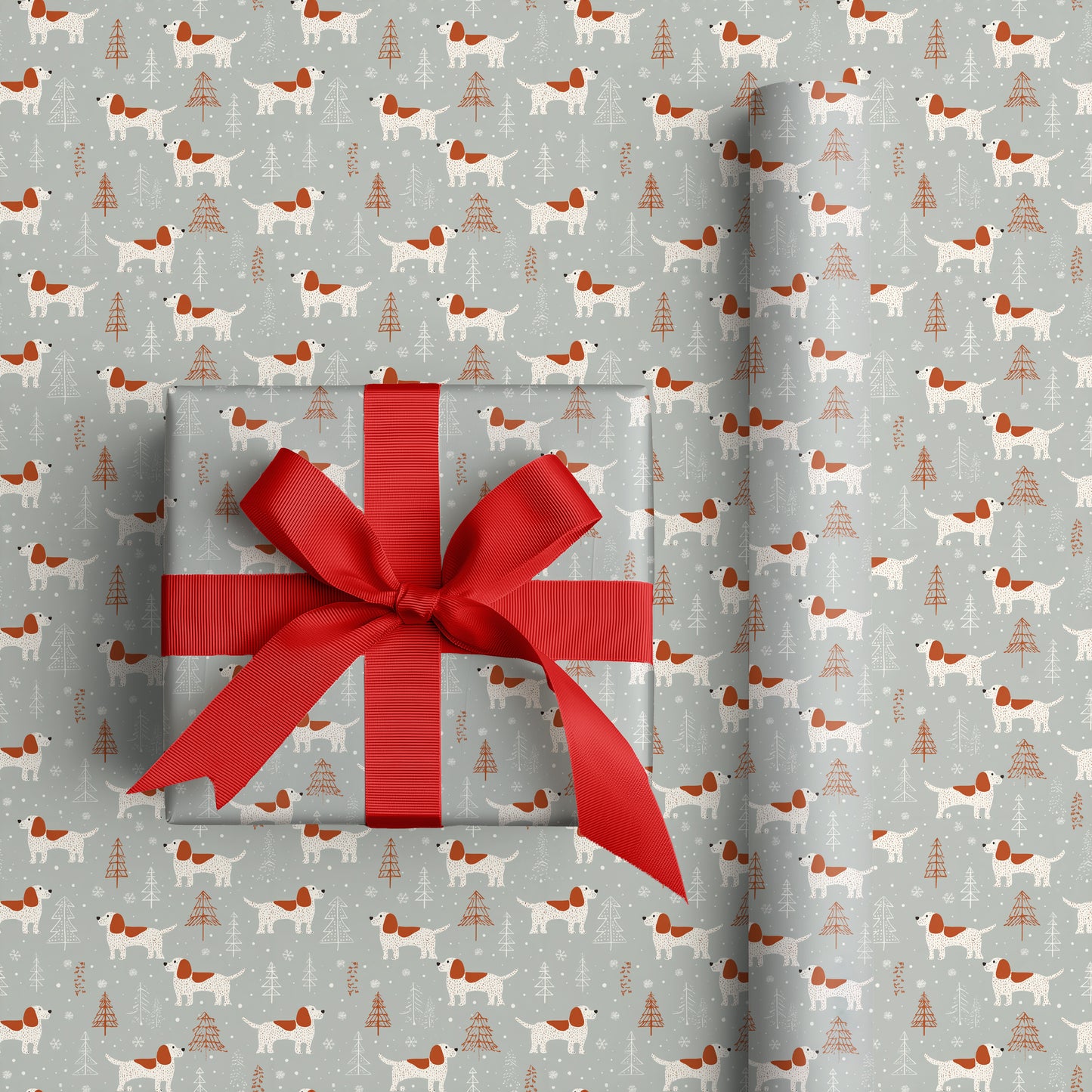 Playful Pups Frolic Through Frosty Forests