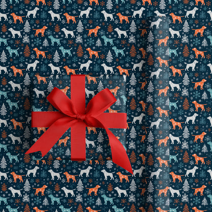 Winter's Playful Canine Symphony