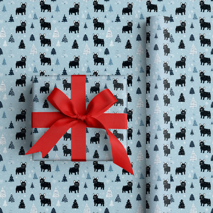 Winter's Playful French Bulldog Parade