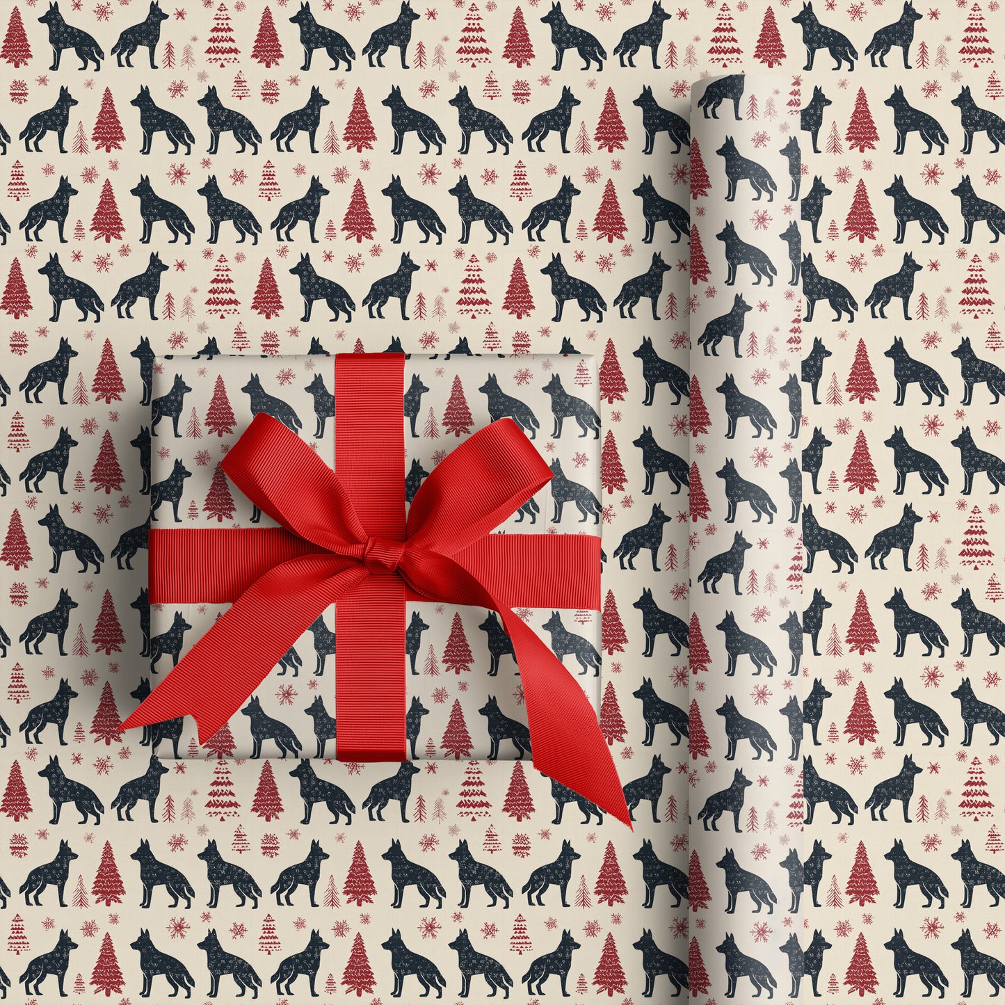 Silent Wolves Between Winter Branches